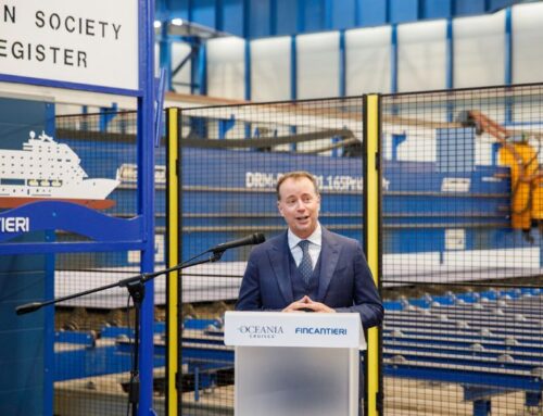 Steel Cutting Ceremony Takes Place for Oceania Sonata